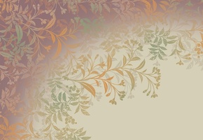 Растения, узор, цветы, завитки, ветки, листья