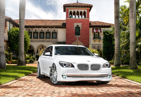 седьмой серии, семёрка, белый, тюнинг, Bmw, бмв, 7 series, 750li