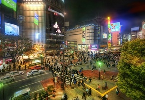 The intersection, tokyo, japan, япония, asia