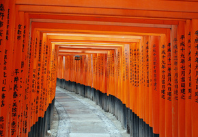 япония, Киото, храм, fushimi inari