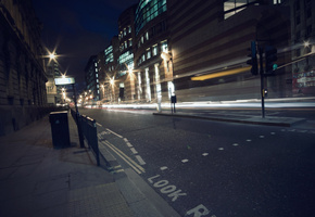 дорога, street, огни, ночь, Night