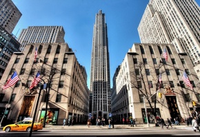 usa, new york, нью-йорк, nyc, 5th avenue, Rockefeller center