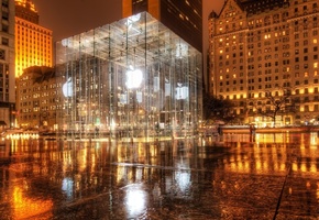 Apple store, нью йорк, new york