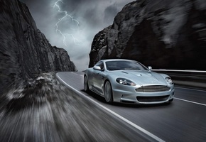 Aston martin dbs, дорога, 007
