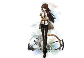 девушка, Steins gate, makise kurisu