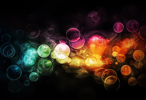 краски, боке, abstraction, узоры, Абстракция, круги, свет