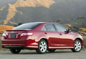 camry, красная, Toyota, авто, машина, камри, тойота, 2009
