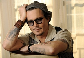 джонни депп, актер, очки, actor, Johnny depp, glasses