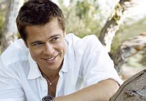 мужчина, продюсер, актёр, лицо, Брэд питт, brad pitt, часы