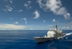 флот, bunker hill, cg 52, сша, Uss