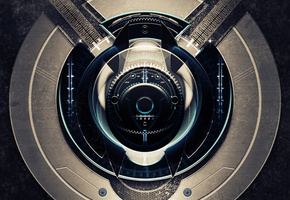 hi-tech, стиль, графика, 3d, Рендер