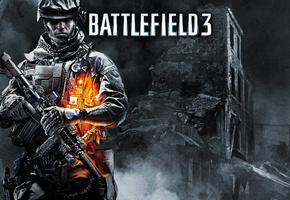 оружие, Battlefield 3, солдат, игры, война