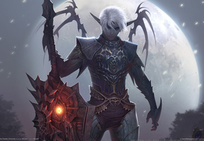 зарич, la2, линейка, lineage ii, темный эльф, Lineage 2, луна, ла2