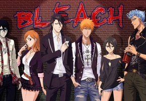 kuchiki rukia, kurosaki ichigo, Bleach, grimmjow, inoue orihime, ulquiorra, kuchiki byakuya