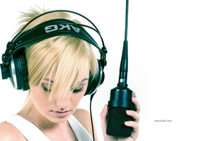 микрофон, Alexandra stan, наушники, mr sexobit