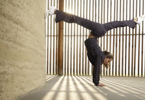 Спорт, движение, девушка, брюнетка, спортивный