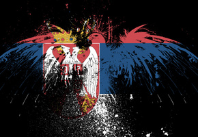 орел, флаг, serbian flag, срби_а, Сербия, serbia, сербский флаг