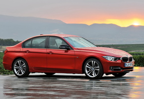 бумер, Бмв, 3-series, bmw, f30, дождь
