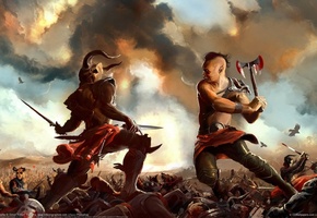 simon robert, кровь, Арт, оружие, воин, поединок, битва