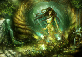 лес, природа, Эльф