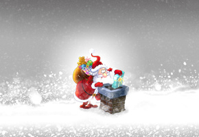 Подарки, новый год, зима