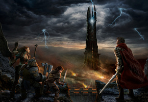 властелин колец, rise of isengard, The lord of the rings, крепость