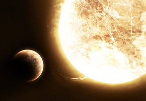 раскалённая планета, Планеты, даль, космос