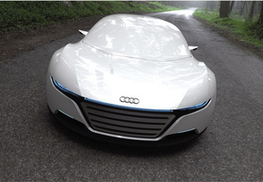 фары, красота, Audi, a9, концепт, дорога