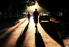 люди, Photo, тени, улица, perfect setting, автомобили, город, town