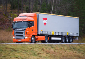 r400, pno, highline, Scania, truck, тягач, trailer, р400, скания, грузовик