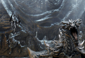 skyrim, The elder scrolls v, дракон, скайрим