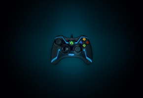 кнопки, неон, Xbox, tron, трон, геймпад, стиль