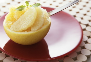 Еда, салат, десерт, фрукты, грейпфрут, фон, сладкое