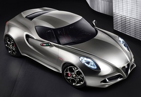 car, Alfa romeo, 4c, concept