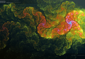 Фракталы, перелив, узор