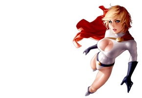 Девушка, супергерой, костюм