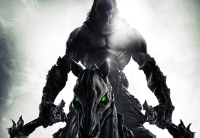 Darksiders ii, кости, косы, смерть, death, darksiders 2, маска
