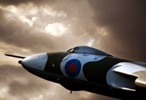 Самолёт, облака, небо