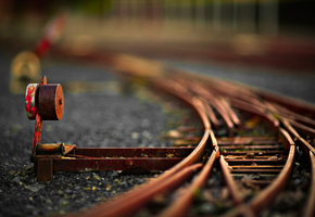 тилт-шифт, стрелка, путя, tilt-shift, Железная дорога