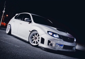 Subaru, white, автомобиль, субрау, car, wrx, impreza, jdm, wallpapers, sti