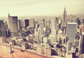 небоскреб, Нью йорк, дом, город, небо