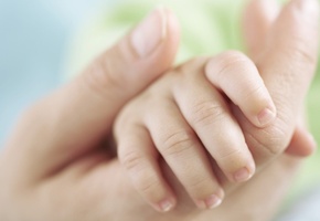 Макро, младенец, дети, ребенок, рука, мама