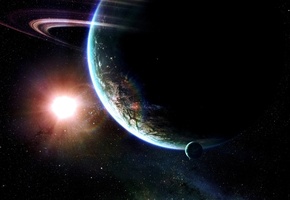 звезда, Планета, кольца, космоc