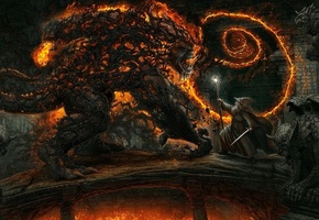 bridge of khazad-dum, mines of moria, Kerem beyit, balrog, gandalf, the lord of the rings