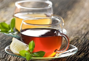 чай, Лимон, чашка