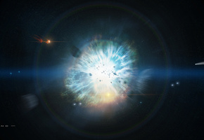 звезды, кометы, Катастрофа, пространство, взрыв