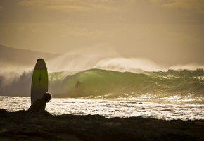 волна, серфинг, доска, океан, Море, гребень, шторм