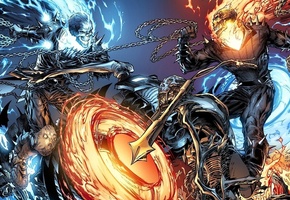 бой, Комикс, призрачный гонщик