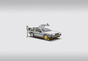 Машина, назад в будущее, машина времени, штраф, фильм