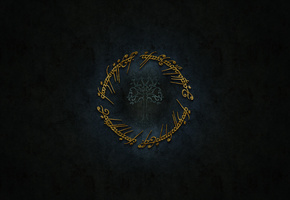 дерево, надпись, узоры, фильм, Властелин колец